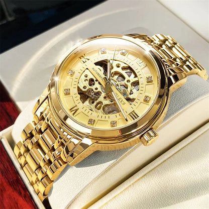 OLEVS - Exquisite Skeleton Design Uhr