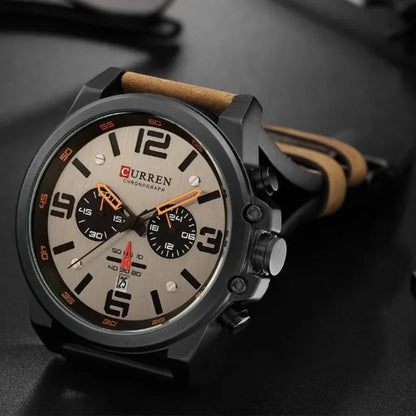 Modische elegante Quarzuhr