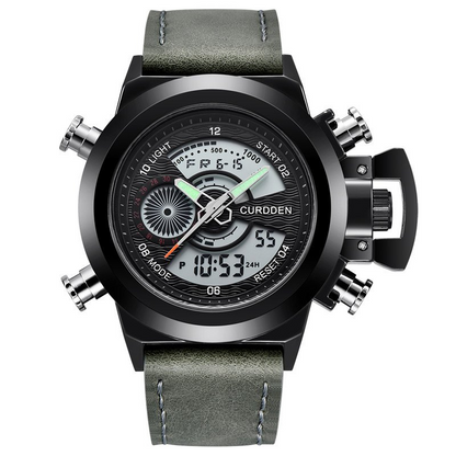 Duale Zeitmode Chronograph Uhr