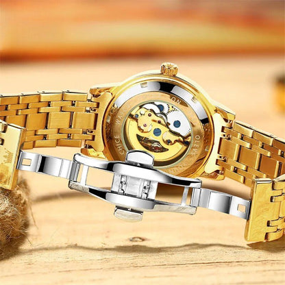 OLEVS - Exquisite Skeleton Design Uhr