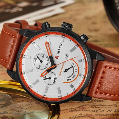 Modische Freizeit Sport Quarzuhr