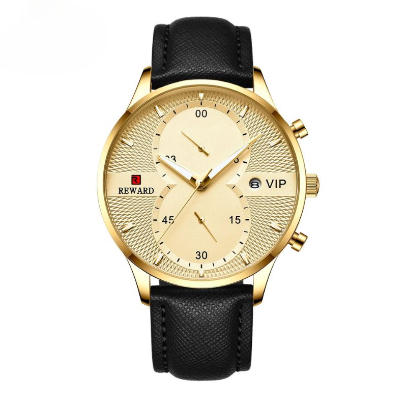 Luxus Chronograph Robuste Quarz Uhr