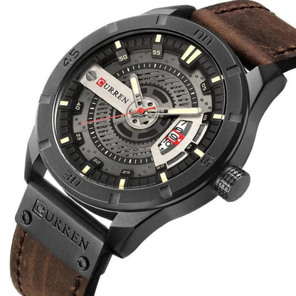 Sportliches Militär Herrenarmbanduhr mit Quarz