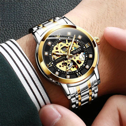 OLEVS - Exquisite Skeleton Design Uhr