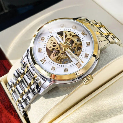 OLEVS - Exquisite Skeleton Design Uhr