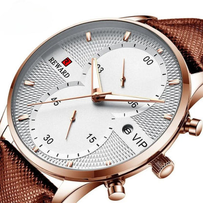 Luxus Chronograph Robuste Quarz Uhr