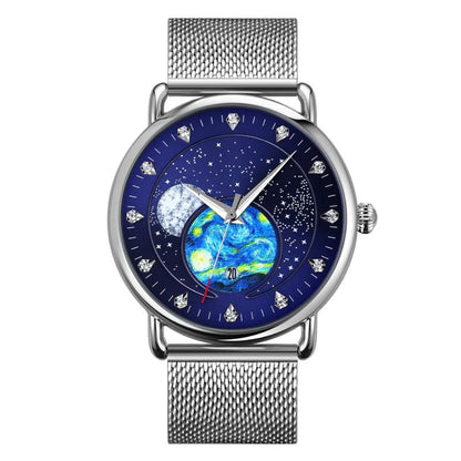 Mondschein Glanz Mechanische Uhr