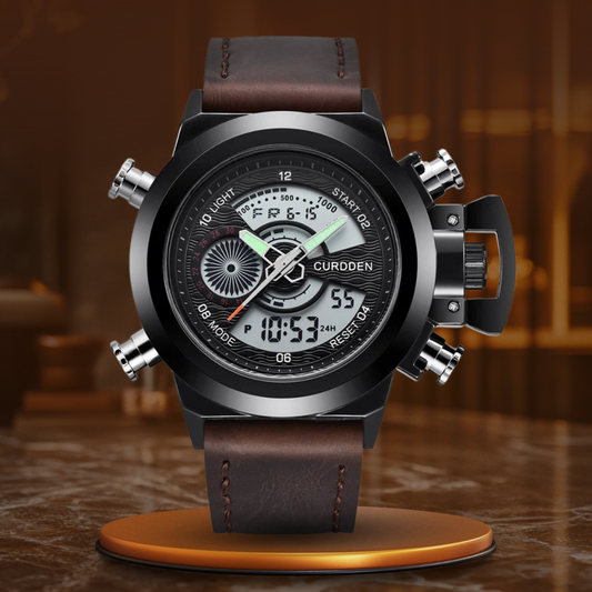 Duale Zeitmode Chronograph Uhr