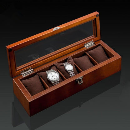 Elegante OBSYSS Uhrenaufbewahrungsbox aus Holz