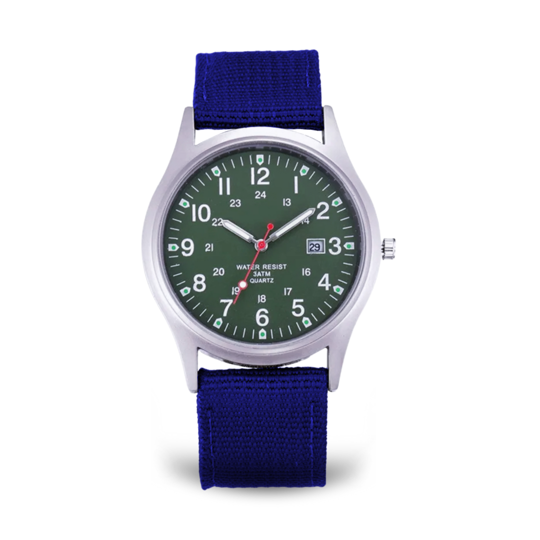 Militärisch inspiriertes lässiges Armbanduhr