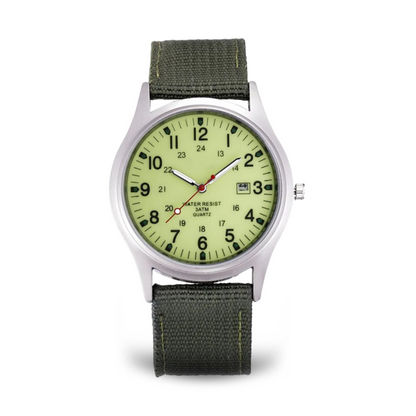 Militärisch inspiriertes lässiges Armbanduhr