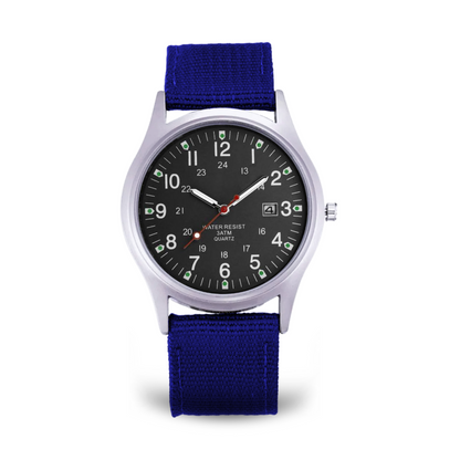 Militärisch inspiriertes lässiges Armbanduhr