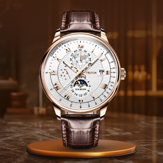 Trendige High-End Quarz-Uhr