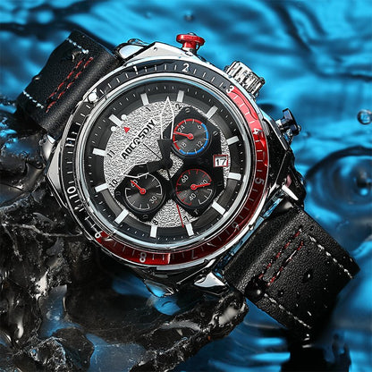 Luxus Chronograph Sport Quarz Uhr