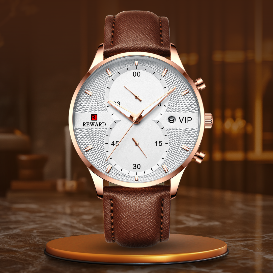 Luxus Chronograph Robuste Quarz Uhr