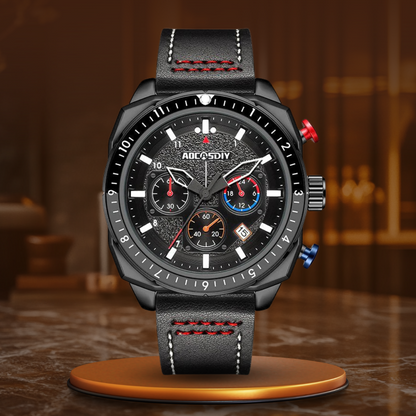 Luxus Chronograph Sport Quarz Uhr