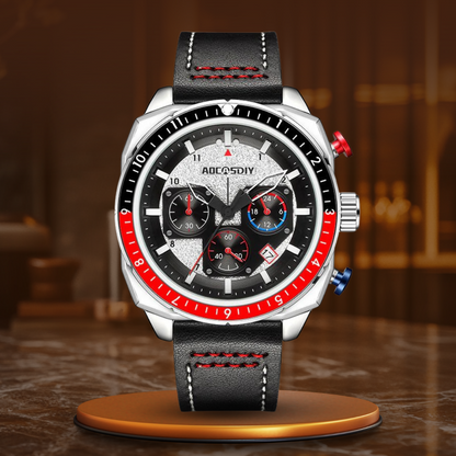 Luxus Chronograph Sport Quarz Uhr