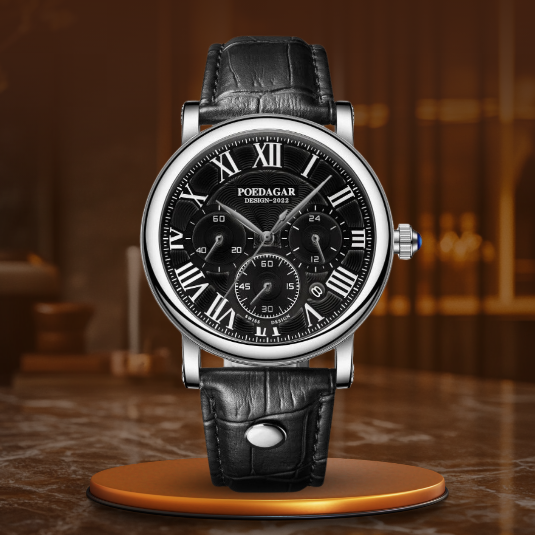 Luxus Freizeitmoderne Chronographenarmbanduhr