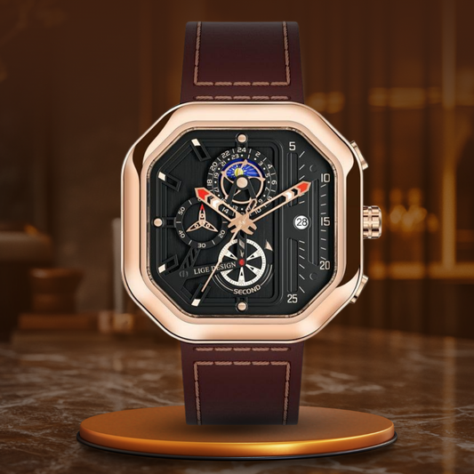 Luxus Quarz Chronograph Uhr