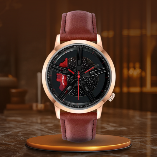 Drehender Hub-Zifferblatt Quarz-Uhr
