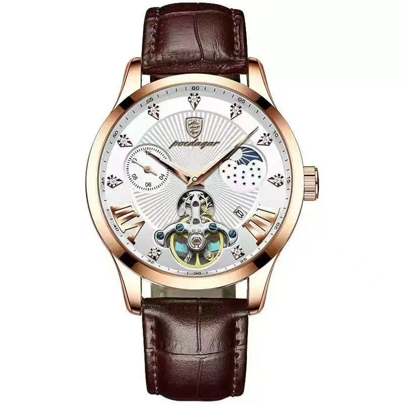 Lässige Quarz-Herrenarmbanduhr