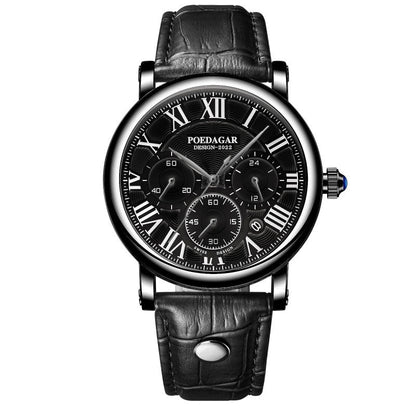 Luxus Freizeitmoderne Chronographenarmbanduhr