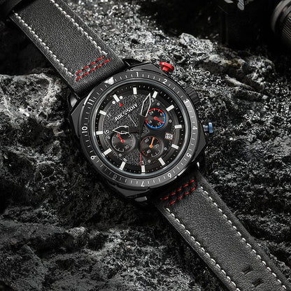 Luxus Chronograph Sport Quarz Uhr