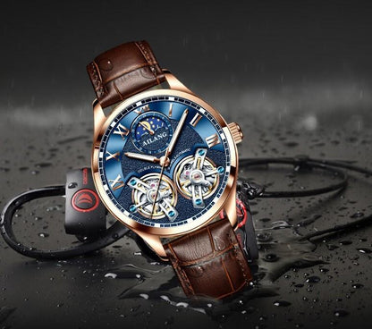 Tourbillon Design Geschäftliche Mechanische Uhr