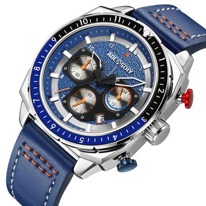 Luxus Chronograph Sport Quarz Uhr