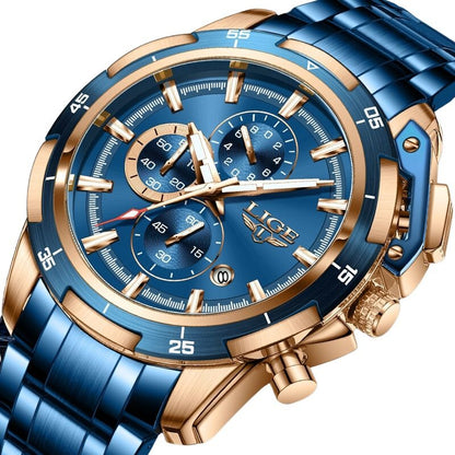 LIGE - Elegante Uhr aus Stahl Piguet